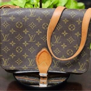 #0030-03 LOUIS VUITTON MONOGRAM CARTOCHIERE CROSSBODY